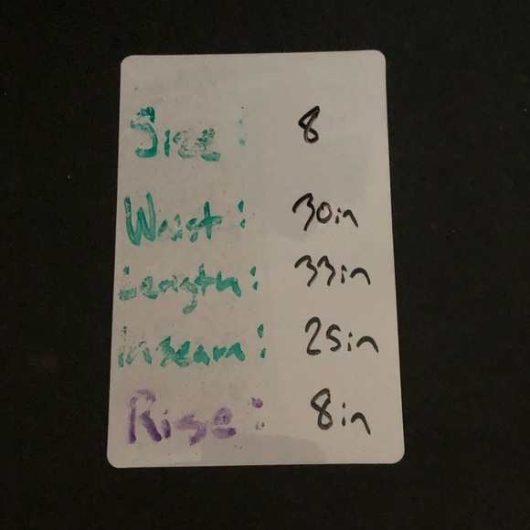 American Eagle Jeans Women's 8 Artist 2 Button Distressed Mid Rise Denim - Picture 6 of 6